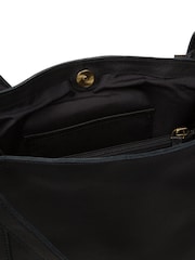 Pure Luxuries London 'Brighton' Leather Black Tote Bag - Image 5 of 7