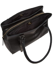 Pure Luxuries London 'Filton' Leather Black Handbag - Image 2 of 7