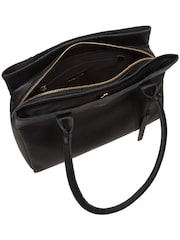 Pure Luxuries London 'Filton' Leather Black Handbag - Image 4 of 7