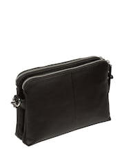 Cultured London 'Farrah' Leather Cross-Body Black Bag - Image 2 of 7