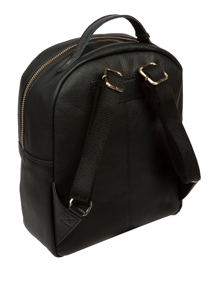 Pure Luxuries Londonpreta de couro 'York'Backpack - Imagem 2 de 6