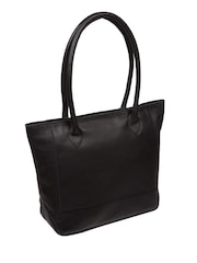 Cultured London 'Sabine' Leather Black Tote Bag - Image 2 of 6