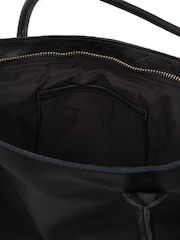 Cultured London 'Sabine' Leather Black Tote Bag - Image 5 of 6