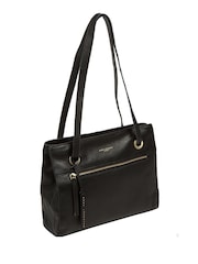 Pure Luxuries London 'Stratford' Leather Black Handbag - Image 4 of 7