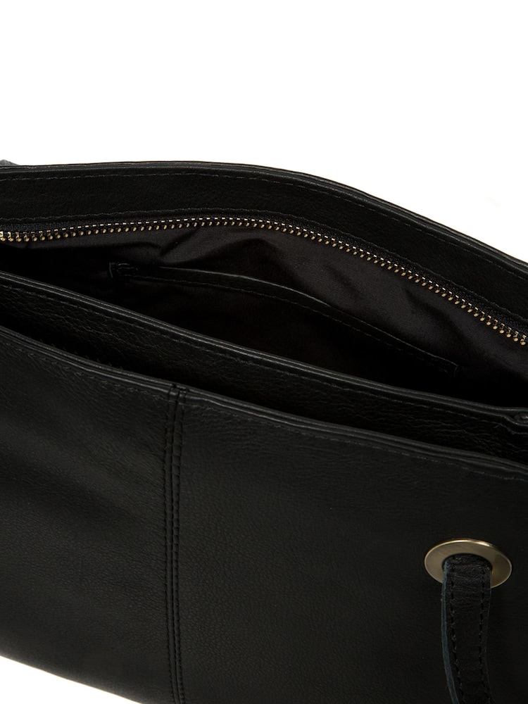 Pure Luxuries London 'Stratford' Leather Black Handbag - Image 5 of 7