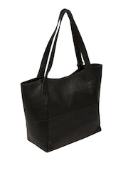 Cultured London 'Cami' Leather Black Tote Bag - Image 2 of 6