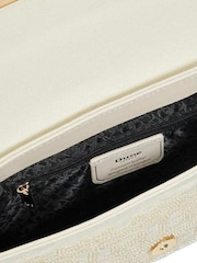 Dune London Cream Highgate Baguette Shoulder Bag - Image 4 of 5