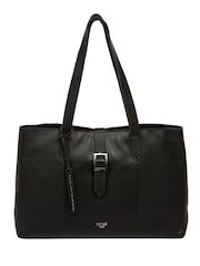 Cultured London 'Noelle' Leather Black Handbag - Image 1 of 7