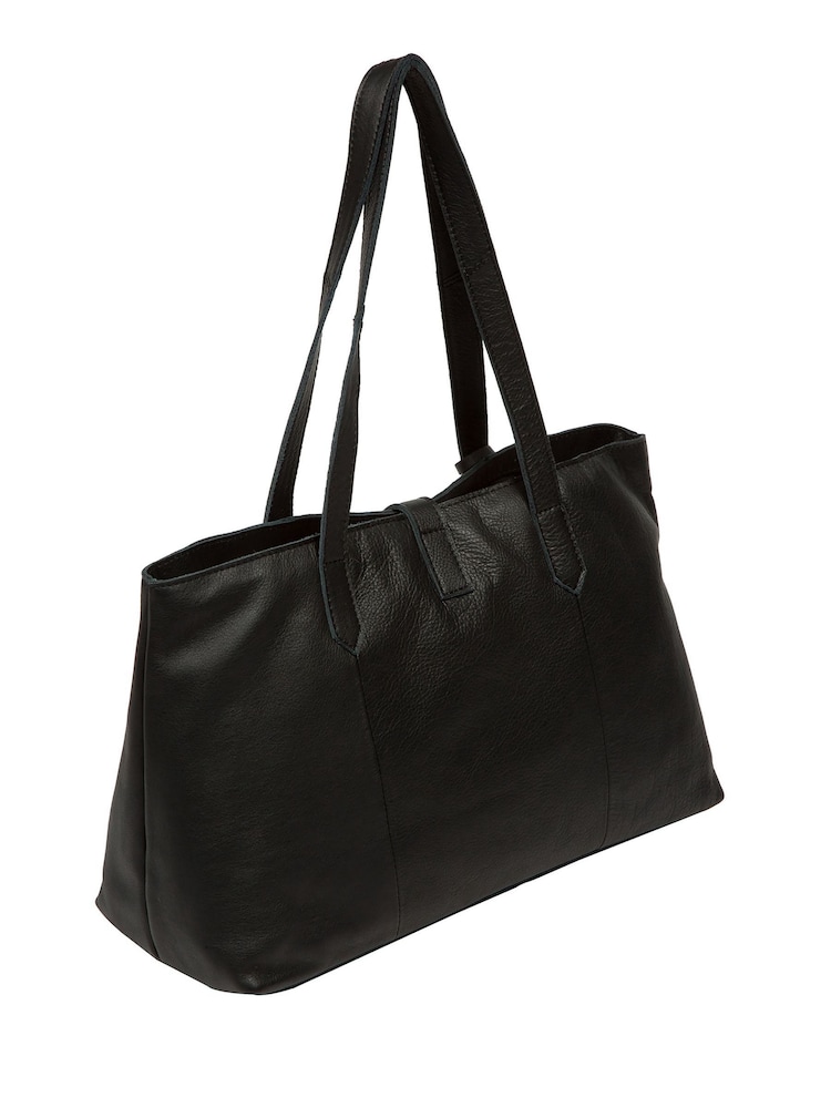 Cultured London 'Noelle' Leather Black Handbag - Image 2 of 7