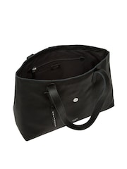 Cultured London 'Noelle' Leather Black Handbag - Image 3 of 7