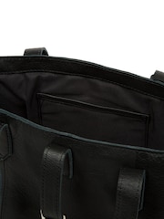 Cultured London 'Noelle' Leather Black Handbag - Image 5 of 7