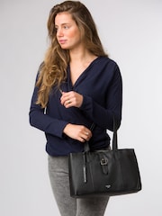 Cultured London 'Noelle' Leather Black Handbag - Image 6 of 7
