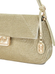 Dune London HIGHGATE GOLD Highgate Baguette Shoulder Bag - Image 3 of 6
