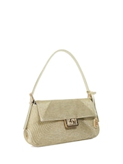 Dune London HIGHGATE GOLD Highgate Baguette Shoulder Bag - Image 4 of 6