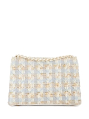 Dune London Blue Regent Small Quilted Shoulder Bag - Image 3 of 6