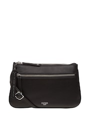 Cultured London Laurel Leather Cross-Body Black Phone Bag - Image 1 of 6