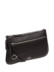 Cultured London Laurel Leather Cross-Body Black Phone Bag - Image 2 of 6