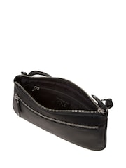 Cultured London Laurel Leather Cross-Body Black Phone Bag - Image 3 of 6