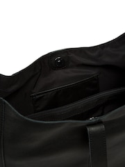 Cultured London 'Leilani' Leather Black Shoulder Bag - Image 5 of 7