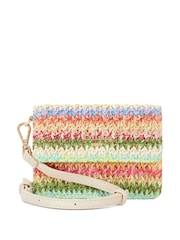 Dune London Natural Kissed Raffia Coin Purse Bag - Image 2 of 5