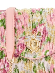 Dune London Pink Dark Glairing Backless Branded Snaffle Bag - Image 7 of 7