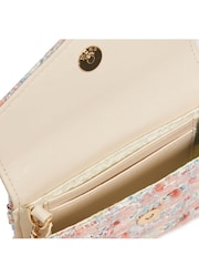 Dune London Pink Kisses Bouclé Coin Purse With Chain - Image 5 of 5
