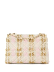Dune London Pink Regent Small Quilted Shoulder Bag - Image 3 of 6