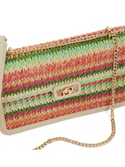 Dune London Natural Dellsia Detail Chain Cross-Body Bag - Image 3 of 4