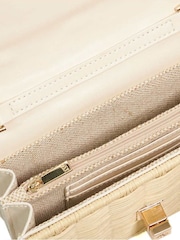 Luz rosa - Bolsa com alça superior Dune London Blooms Flower Bead - Imagem 4 de 5