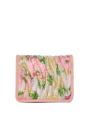 Dune London Baby Pink Kaci Bug Quilt Cardholder Purse - Image 2 of 5