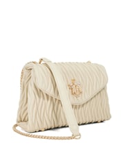 Dune London Cream Darling Bug Quilt Shoulder Bag - Image 3 of 6