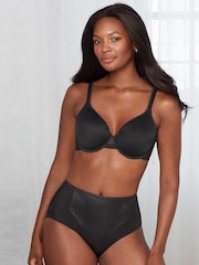 Light Tummy Control Waistline Briefs In Black And Stucco 2 Pack - Image 2 of 6