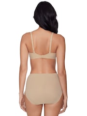 Light Tummy Control Waistline Briefs In Black And Stucco 2 Pack - Image 5 of 6