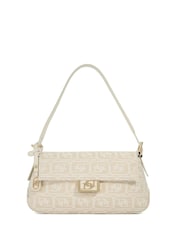 Dune London Cream White Highgate Baguette Shoulder Bag - Image 1 of 6