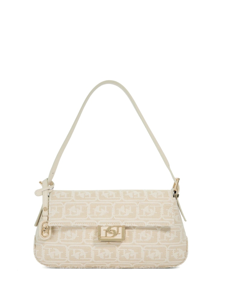 Dune London Cream White Highgate Baguette Shoulder Bag - Image 1 of 6