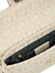 Dune London Cream White Highgate Baguette Shoulder Bag - Image 5 of 6