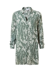 Tog 24 Green Womens Ronda Long Sleeve 100% Cotton Shirt - Image 7 of 7