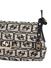 Dune London Black chrome Highgate Baguette Shoulder Bag - Image 3 of 5