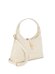 Dune London Cream Dorset Medium Turnlock Shoulder Bag - Image 3 of 6
