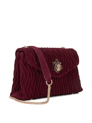 Dune London Red Darling Bug Quilt Shoulder Bag - Image 5 of 6