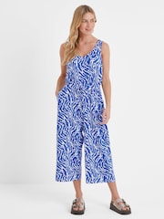 Tog 24 Blue Womens Emmie Wavy Print Jumpsuit - Image 2 of 6