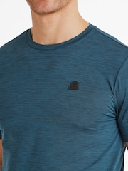 Tog 24 Green Mens Boyton Tech Short Sleeve 100% Cotton Top - Image 5 of 6