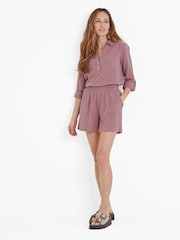 Tog 24 Purple Cruise Long Sleeve 100% Cotton Shirt - Image 2 of 7