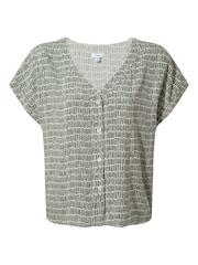 Tog 24 Womens Meredith Short Sleeve Dash Print Shirt - صورة 7 من 7