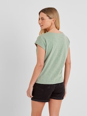 Tog 24 Green Womens Justine 100% Cotton T-Shirt - Image 3 of 6