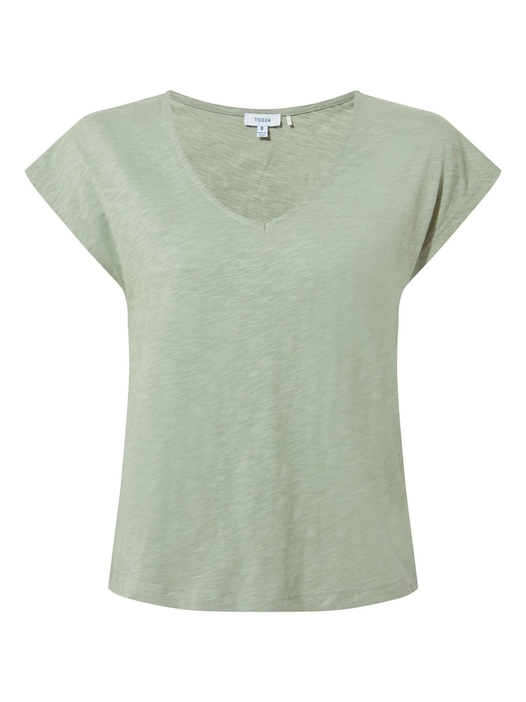 Tog 24 Green Womens Justine 100% Cotton T-Shirt - Image 6 of 6