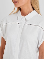 Tog 24 White Womens Serena Short Sleeve Shirt - Image 5 of 6