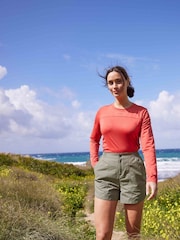 Tog 24 Red Womens Blakely Tech Long Sleeve Top - Image 1 of 7