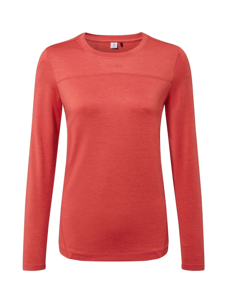 Tog 24 Red Womens Blakely Tech Long Sleeve Top - Image 7 of 7