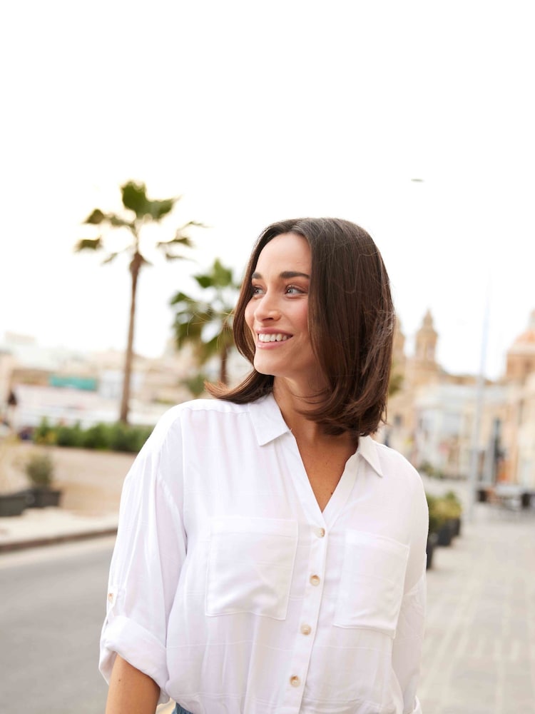 Tog 24 White Womens Felicia Short Sleeve Shirt - Image 1 of 7 Tog 24 White Womens Felicia Short Sleeve Shirt - Image 1 of 7